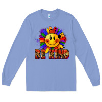 Colony Blue Be kind pride Long Sleeve Tee - FaDigitalArtStudio