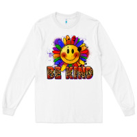 White Be kind pride Long Sleeve Tee - FaDigitalArtStudio