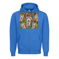 True Royal alpaca Zipper Hoodie - BarkalooDesign