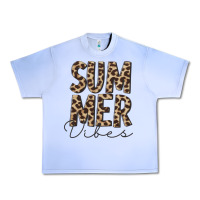 Grape Ice summer vibes leopard Urban Heavy Tee - CowCowDesign