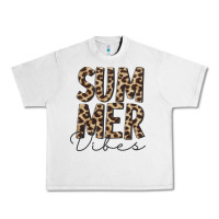 Lunar Rock summer vibes leopard Urban Heavy Tee - CowCowDesign