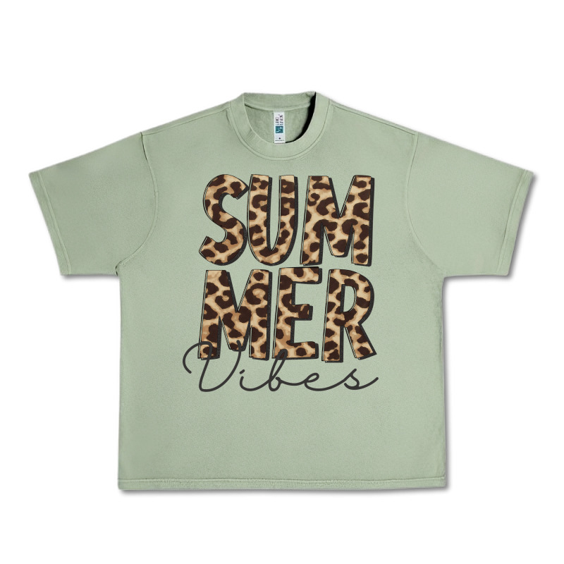 Summer Vibes Leopard Urban Heavy Tee by CowCowDesign | Teevron