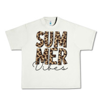 Pistachio summer vibes leopard Urban Heavy Tee - CowCowDesign