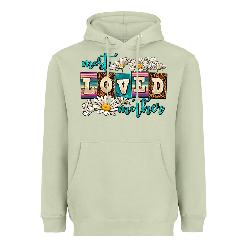 Most Loved Mother Heavyweight Hoodie by AdoDesignShop | Teevron
