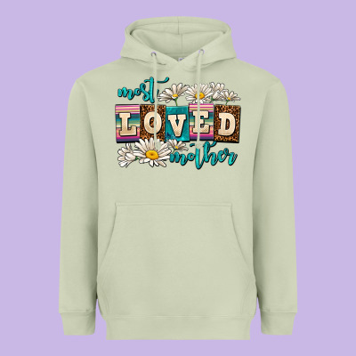 Most Loved Mother Heavyweight Hoodie Designed By Adodesignshop
