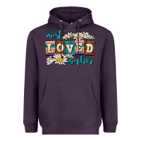 Plum most loved mother Heavyweight Hoodie - AdoDesignShop