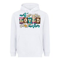 White most loved mother Heavyweight Hoodie - AdoDesignShop