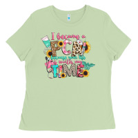 Matcha i became a cna because your life is worth my time Ladies Tee - CowGirlArtShop