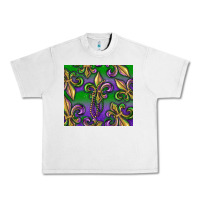 Lunar Rock Mardi Gras Fleur De Lis Urban Heavy Tee - RanaPortraitStore