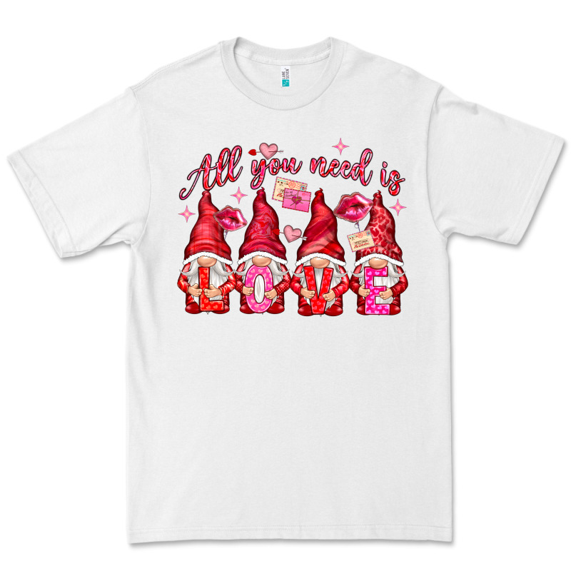 All You Need Is Love Gnomies Valentine's Day Premium Tee by HowdyJamesFarm | Teevron