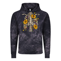 Cloud Black Mardi Gras chest sunflowers skeleton Vintage Hoodie - FaDigitalArtStudio