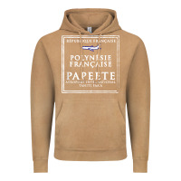 Vintage Camel papeete tahiti passport stamp vacation travel t shirt Vintage Hoodie - maiPhamDesign