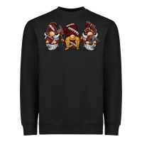 Black football gnomes Heavyweight Sweatshirt - BarkalooDesign