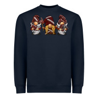Navy football gnomes Heavyweight Sweatshirt - BarkalooDesign
