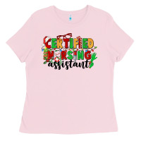 Bubblegum Pink certified nursing assistant Ladies Tee - CowGirlArtShop