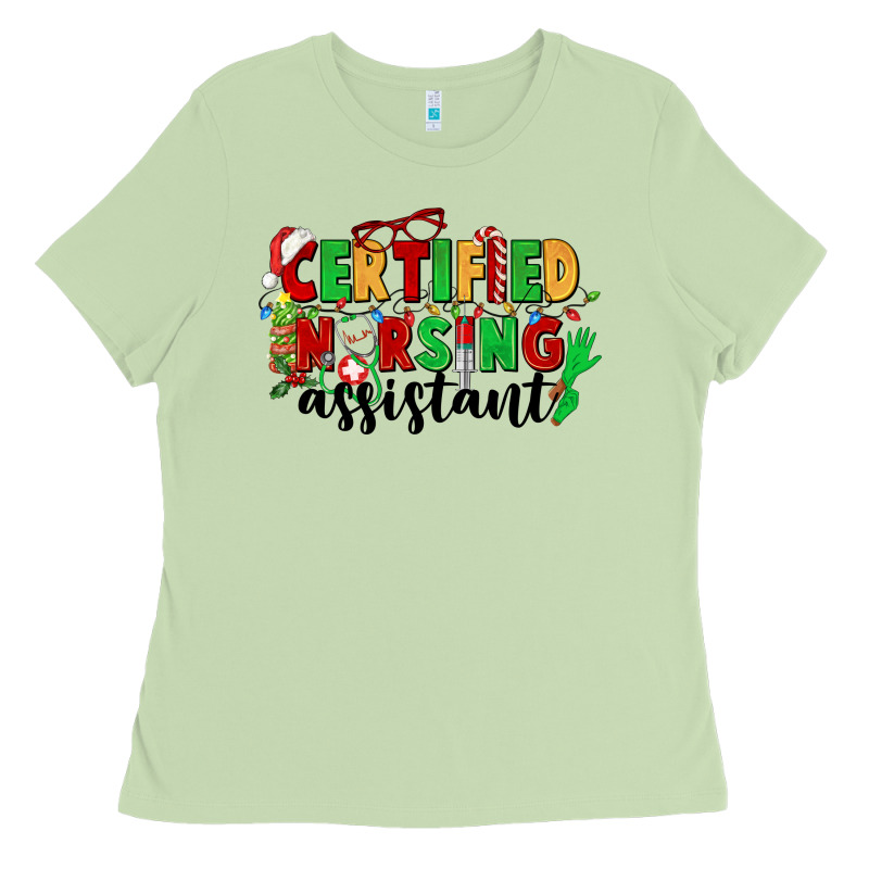 Certified Nursing Assistant Ladies Tee by CowGirlArtShop | Teevron