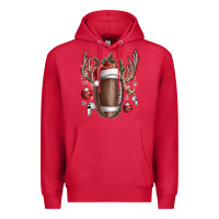 Cardinal christmas football Premium Hoodie - SublimationCraftShop