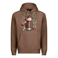 Chestnut christmas football Premium Hoodie - SublimationCraftShop