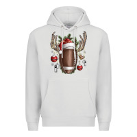 Dove Grey christmas football Premium Hoodie - SublimationCraftShop