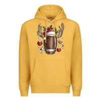 Mustard christmas football Premium Hoodie - SublimationCraftShop