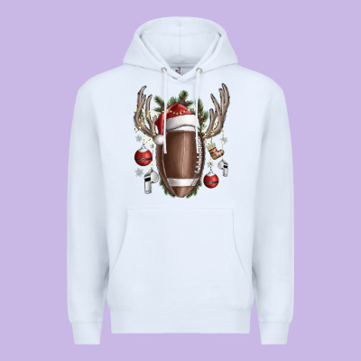 Christmas Football Premium Hoodie Designed By Sublimationcraftshop