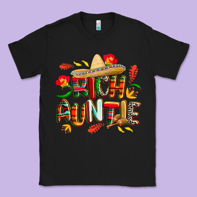 Cinco De Mayo Rich Auntie Classic Tee Designed By Cowgirlartshop