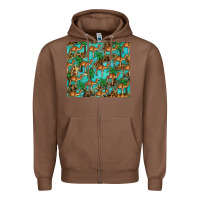 Chestnut camel leopard Zipper Hoodie - BarkalooDesign