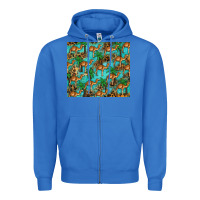 True Royal camel leopard Zipper Hoodie - BarkalooDesign