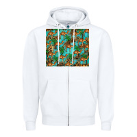 White camel leopard Zipper Hoodie - BarkalooDesign