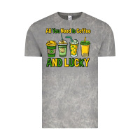 Cloud Rock All you need is coffee and lucky St. Patrick's Vintage Tee - HowdyJamesFarm