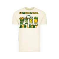 Vintage Arctic All you need is coffee and lucky St. Patrick's Vintage Tee - HowdyJamesFarm