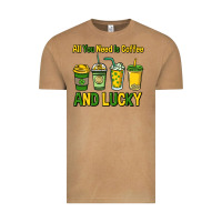 Vintage Camel All you need is coffee and lucky St. Patrick's Vintage Tee - HowdyJamesFarm