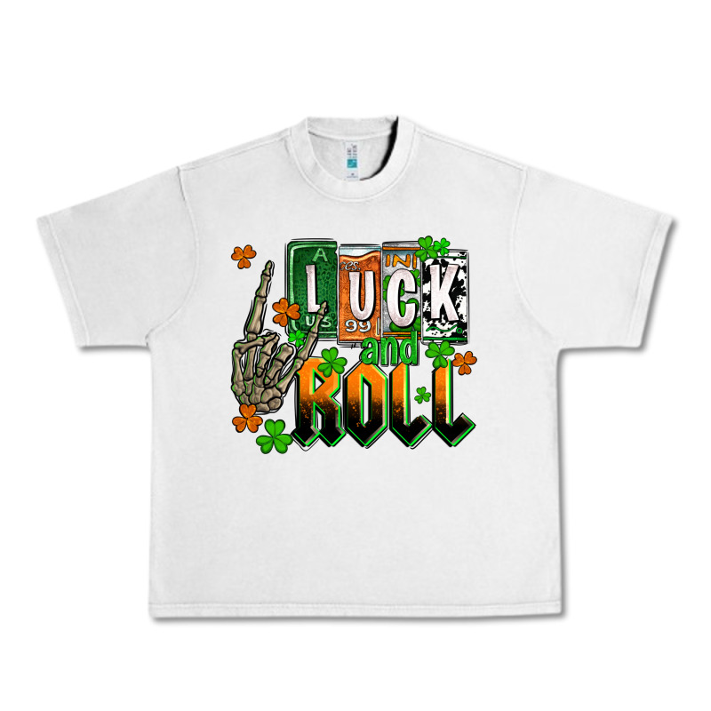 St. Patrick's Luck And Roll Urban Heavy Tee by OliviaCreatesArt | Teevron