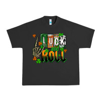 Pigment Black St. Patrick's Luck and roll Urban Heavy Tee - OliviaCreatesArt