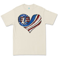 Bone american flag heart Premium Tee - Jasminsmagicworld