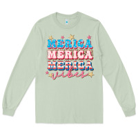 Matcha Merica vibes Long Sleeve Tee - FaDigitalArtStudio