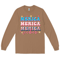 Toasted Coconut Merica vibes Long Sleeve Tee - FaDigitalArtStudio