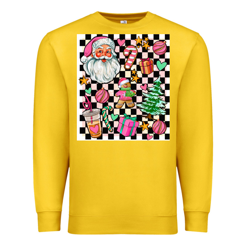 Pink Christmas Elementary Premium Sweatshirt by AdoDesignShop | Teevron