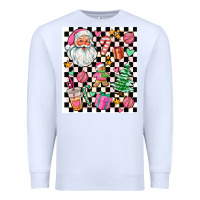 White pink christmas elementary Premium Sweatshirt - AdoDesignShop