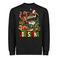 Black Christmas Louisiana Heavyweight Sweatshirt - BarkalooDesign