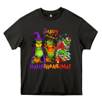 Asphalt Happy Hallothanksmas Heavy Core Tee - NancyCooperArtShop
