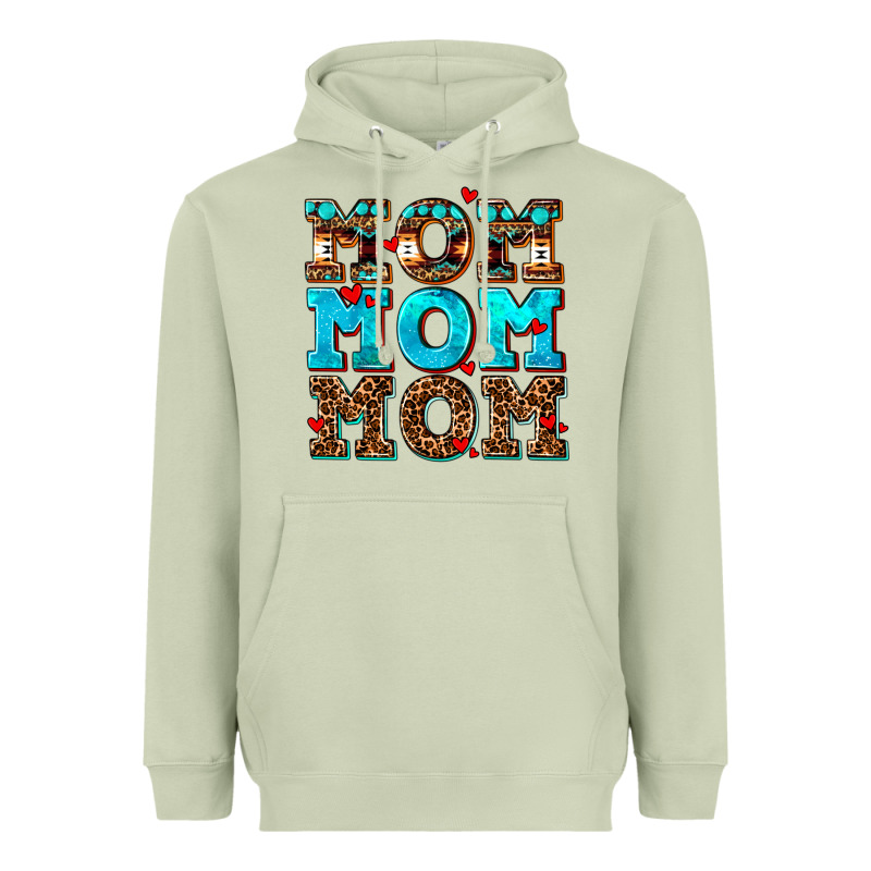 Mom Mom Mom Heavyweight Hoodie by AdoDesignShop | Teevron