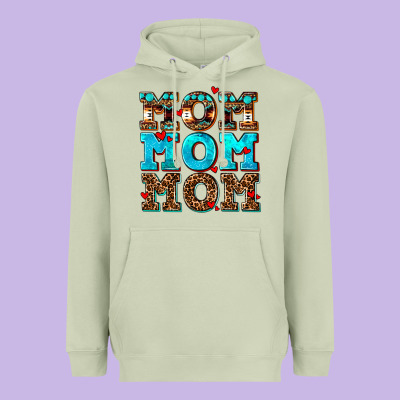Mom Mom Mom Heavyweight Hoodie Designed By Adodesignshop