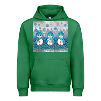 Emerald snowman winter Urban Hoodie - JahusDesignShop
