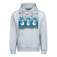 Heather Grey snowman winter Urban Hoodie - JahusDesignShop