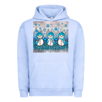 Pigment Grape Ice snowman winter Urban Hoodie - JahusDesignShop