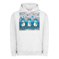 Pigment Lunar Rock snowman winter Urban Hoodie - JahusDesignShop