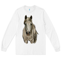 White horse Long Sleeve Tee - RanaPortraitStore