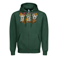 3 Alpacas Zipper Hoodie | Teevron