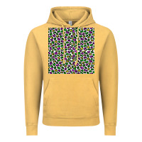 Vintage Mustard mardi gras leopard  seamless pattern Vintage Hoodie - FaDigitalArtStudio